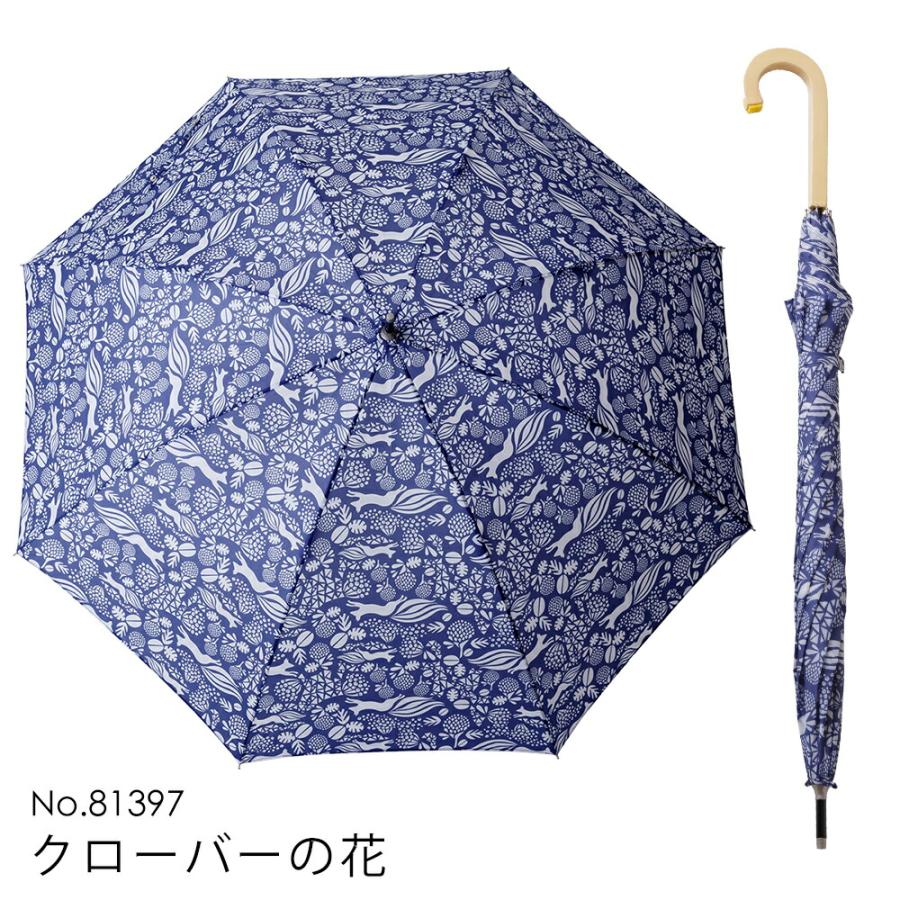 korko コルコ 58cm 雨傘 レディースアンブレラ 手開き式 長傘 北欧 傘 かさ シンプル 幾何学 軽い 小花 動物 雨具 おしゃれ オシャレ 大きい｜linedrops｜30