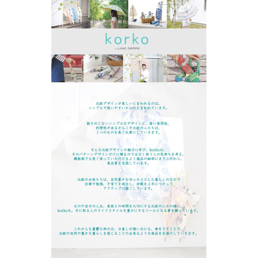 korko コルコ 65cm レディース クリアアンブレラ ビニール傘 北欧デザイン カラフル マルチカラー バードケージ 深張り 切り継ぎ 大きめ |  | 07