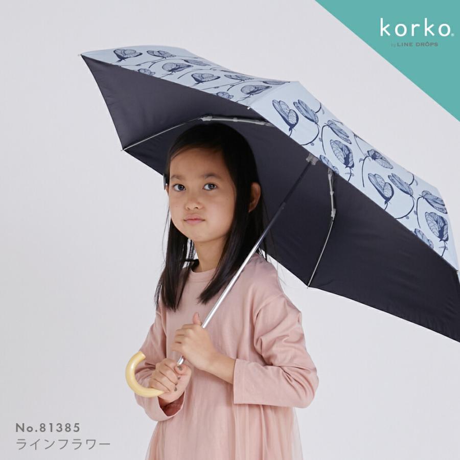 korko コルコ キッズパラソル 晴雨兼用 折りたたみ 日傘 子供用 korko コルコ キッズパラソル 晴雨兼用 折りたたみ 日傘 子供用