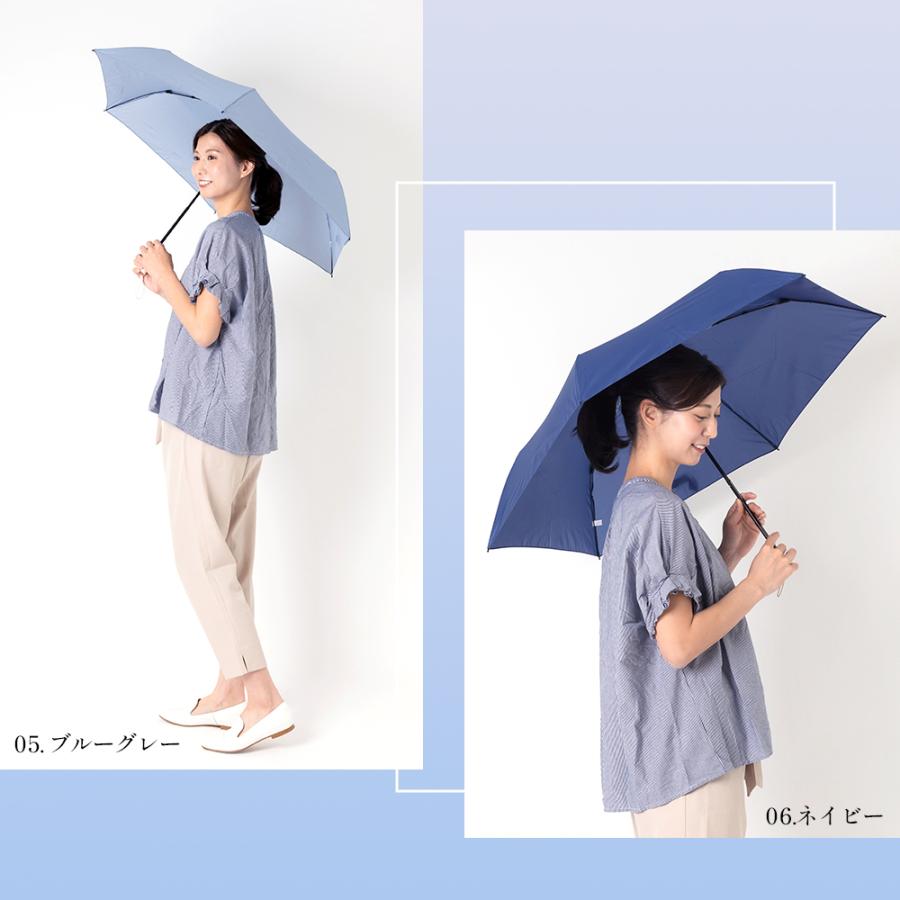 雨傘 レディース 50cm 軽量 折りたたみ雨傘 アンブレラ 折りたたみ 55cm 軽い 傘 折り畳み傘 無地 シンプル カラフル グラスファイバー骨 | LINE DROPS | 19