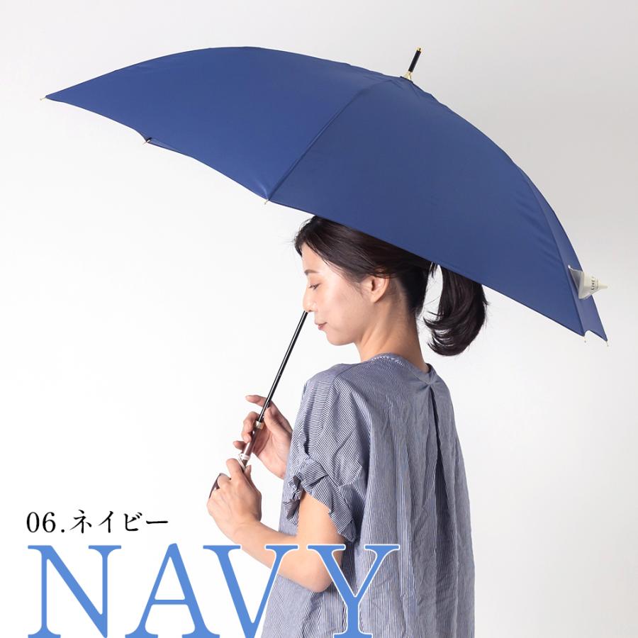 雨傘 レディース 60cm 超軽量 ジャンプ式 長傘 ワンタッチ式 タッセル付き | 傘 軽量 カーボン骨 無地 撥水 防水 大きい 長雨傘 高見え | LINE DROPS | 17