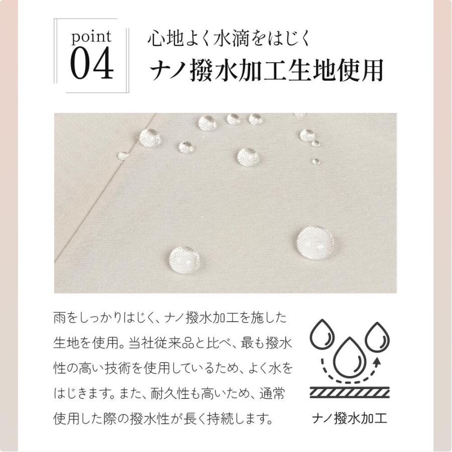 超軽量 60cm ジャンプ式 雨傘 長傘 ワンタッチ式 タッセル付き | 傘 軽量 カーボン骨 無地 撥水 防水 大きい 長雨傘 高見え かわいい レディース カラフル | ブランド登録なし | 05