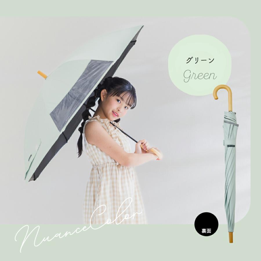 先端が尖っていない露先 キッズパラソル 晴雨兼用日傘 子供日傘 50cm