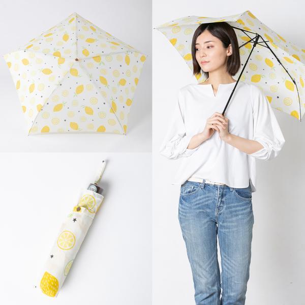 レディース 傘 折りたたみ傘 雨傘 50cm 北欧 オシャレ 手開き ナチュラル 花 柄 レモン ボタニカル 折り畳み かさ 雨具 おしゃれ かわいい | ブランド登録なし | 10
