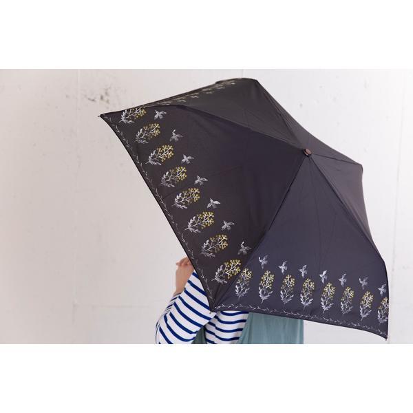 レディース 折りたたみ 雨傘 50cm 北欧 オシャレ 手開き ナチュラル 花柄 レモン ボタニカル 折り畳み かさ 雨具 おしゃれ おりたたみ傘 | ブランド登録なし | 15