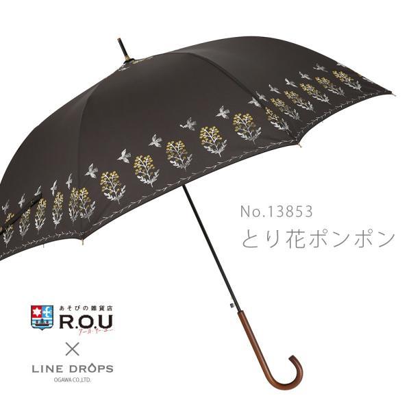 雨傘 レディース ジャンプ 60cm 北欧 かさ ワンタッチ 小鳥 フルーツ 雨具 おしゃれ 大きい 雨晴兼用 かわいい ジャンプ 女性 雨傘 長傘 | ブランド登録なし | 17