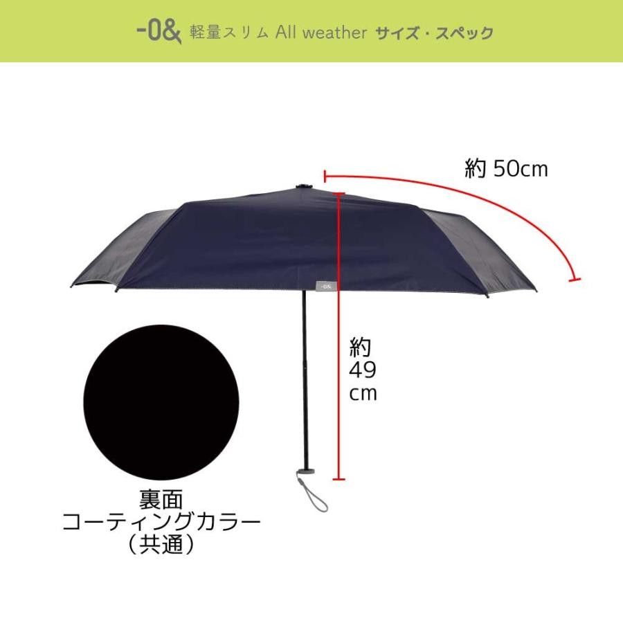 ゼロアンド -0＆ 晴雨兼用日傘 折りたたみ傘 軽量 スリム 50cm パラソル アンブレラ ユニセックス 男女兼用 linedrops 母の日 ギフト | ブランド登録なし | 16
