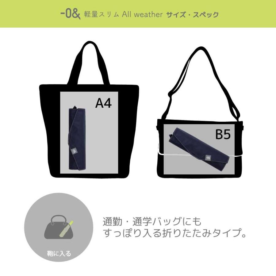 ゼロアンド -0＆ 晴雨兼用日傘 折りたたみ傘 軽量 スリム 50cm パラソル アンブレラ ユニセックス 男女兼用 linedrops 母の日 ギフト | ブランド登録なし | 07