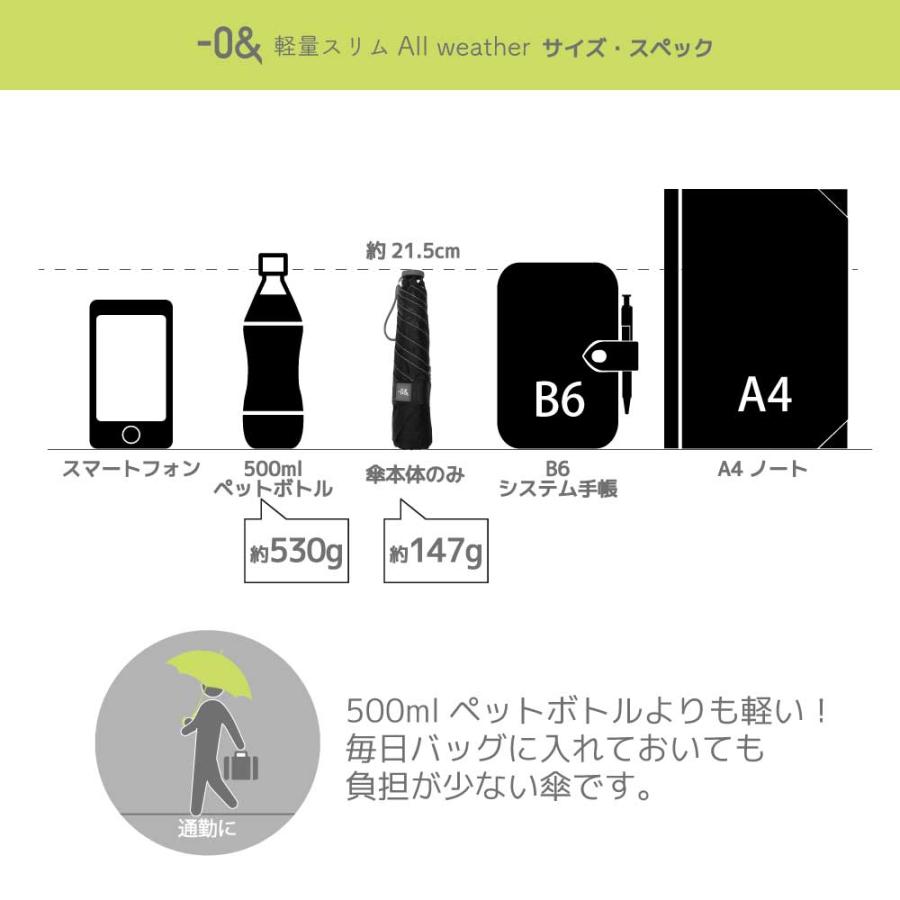 ゼロアンド -0＆ 晴雨兼用日傘 折りたたみ傘 軽量 スリム 50cm パラソル アンブレラ ユニセックス 男女兼用 linedrops 母の日 ギフト | ブランド登録なし | 08
