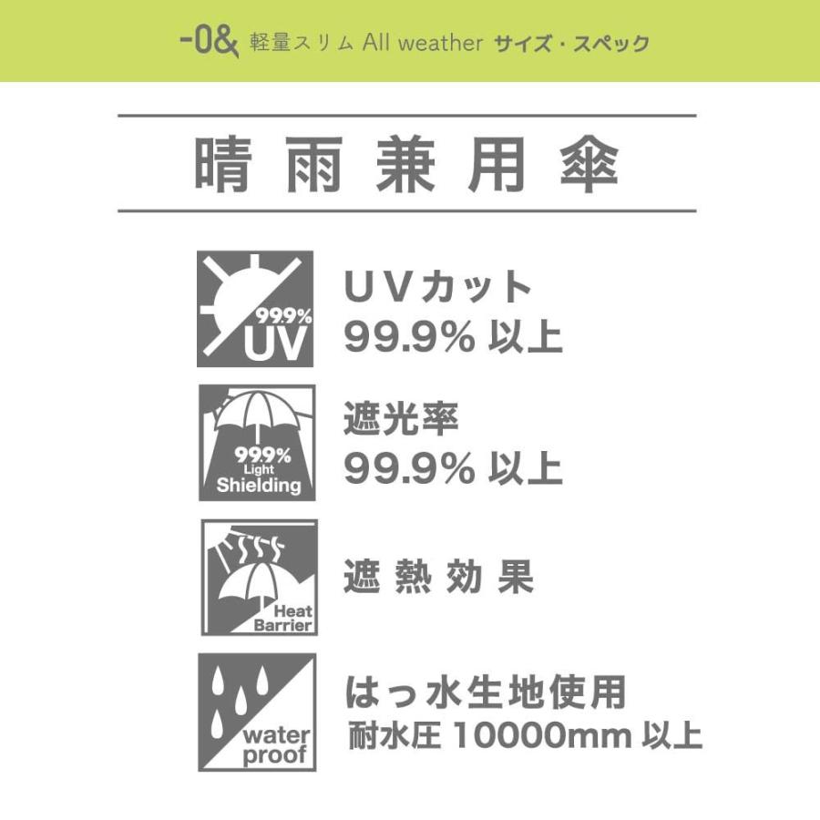 ゼロアンド -0＆ 晴雨兼用日傘 折りたたみ傘 軽量 スリム 50cm パラソル アンブレラ ユニセックス 男女兼用 linedrops 母の日 ギフト | ブランド登録なし | 09