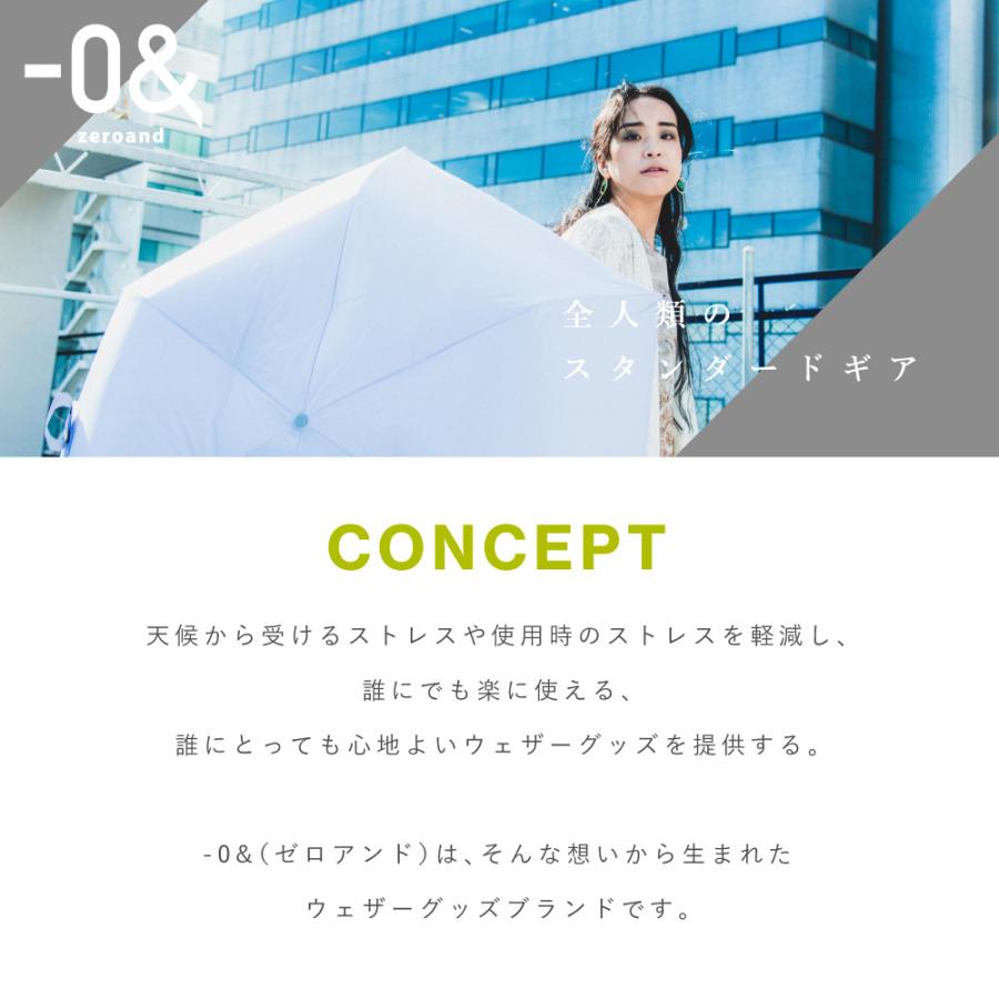 日傘 晴雨兼用 メンズ 55cm ラディクール Radi-cool ゼロアンド -0＆ 晴雨兼用日傘 ユニセックス 男女兼用 プレゼント UV 遮光の画像