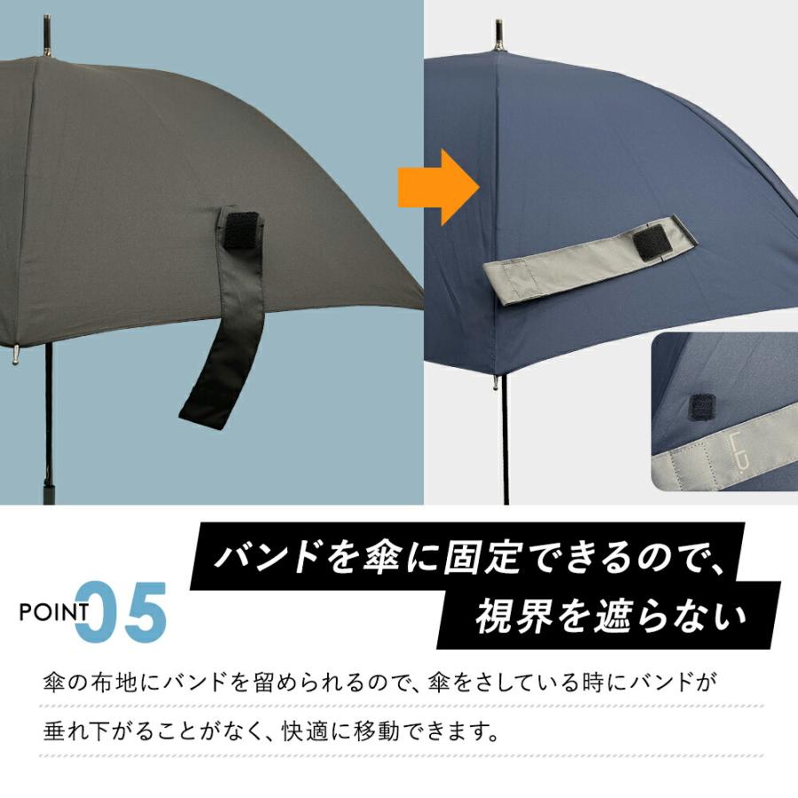 傘 メンズ 大きい 65cm 耐風 長傘 雨傘 折れにくいZ骨 直径112cm グラスファイバー骨 ジャンプ式 無地 ジャンプ 傘 メンズ アンブレラ | ブランド登録なし | 15