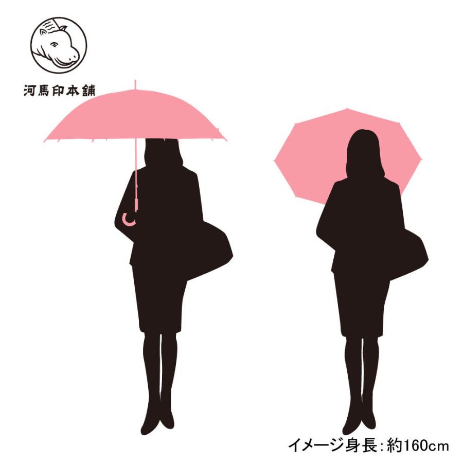 ビニール傘 河馬印本舗 59cm レディース クリアアンブレラ 手開き式 雨傘 長傘 透明 和風 和柄 おしゃれ オシャレ かわいい 可愛い 母の日 ギフト プレゼント | ブランド登録なし | 08