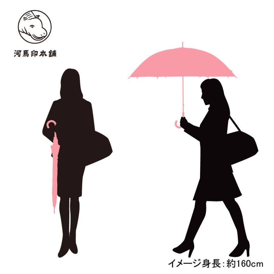 ビニール傘 河馬印本舗 59cm レディース クリアアンブレラ 手開き式 雨傘 長傘 透明 和風 和柄 おしゃれ オシャレ かわいい 可愛い 母の日 ギフト プレゼント | ブランド登録なし | 09