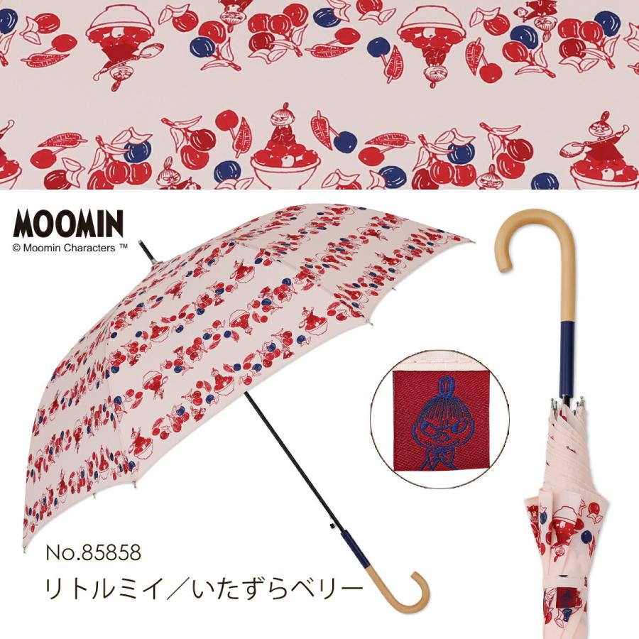 MOOMIN ムーミン グッズ 60cm ジャンプ傘 雨傘 キャラクターアンブレラ ムーミン / リトルミイ｜linedrops｜16