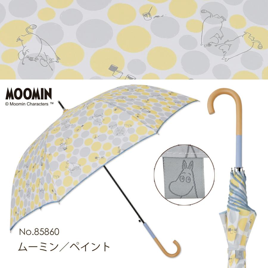 MOOMIN ムーミン グッズ 60cm ジャンプ傘 雨傘 キャラクターアンブレラ ムーミン / リトルミイ｜linedrops｜17