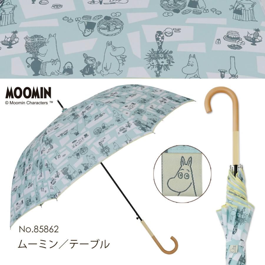 MOOMIN ムーミン グッズ 60cm ジャンプ傘 雨傘 キャラクターアンブレラ ムーミン / リトルミイ｜linedrops｜19