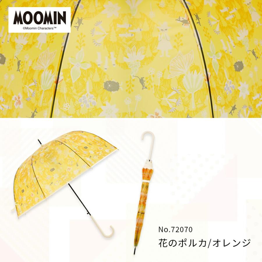 MOOMIN ムーミン グッズ マットクリアアンブレラ 60cm  ムーミン リトルミイ | キャラクター ビニール傘 アンブレラ かさ かわいい 北欧 通勤 通学 | MOOMIN | 18