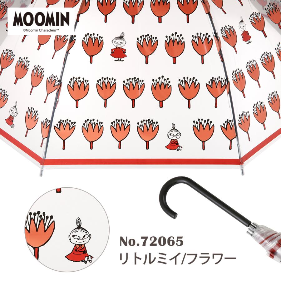 MOOMIN ムーミン グッズ ビニールアンブレラ 60cm ビニール傘 クリアアンブレラ リトルミイ ニョロニョロ 深張り バードケージ | MOOMIN | 11