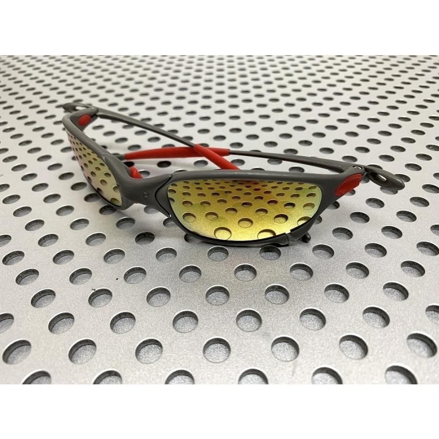 LINEGEAR オークリー ジュリエット用 偏光レンズ UV420 24Kゴールド