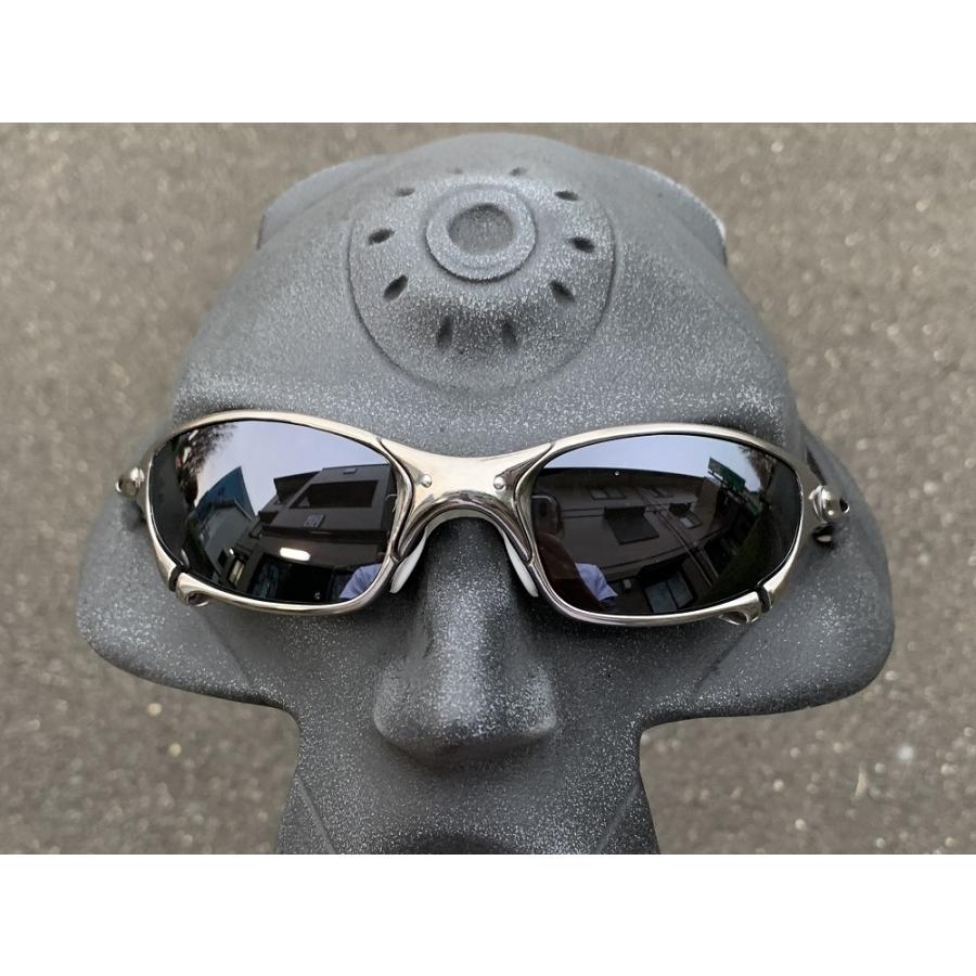 LINEGEAR オークリー ジュリエット用 偏光レンズ フラッシュブラック