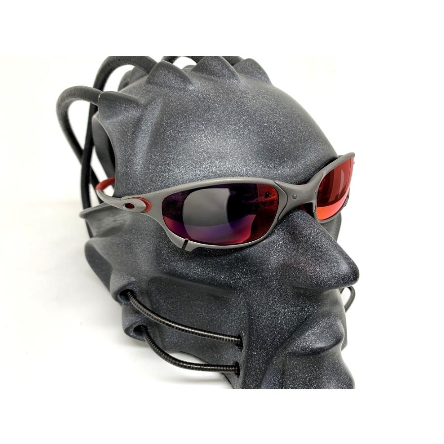 OAKLEY　ジュリエット ミラー偏光レンズ LINEGEAR オークリー ジュリエット用 偏光レンズ レッドミラー Oakley
