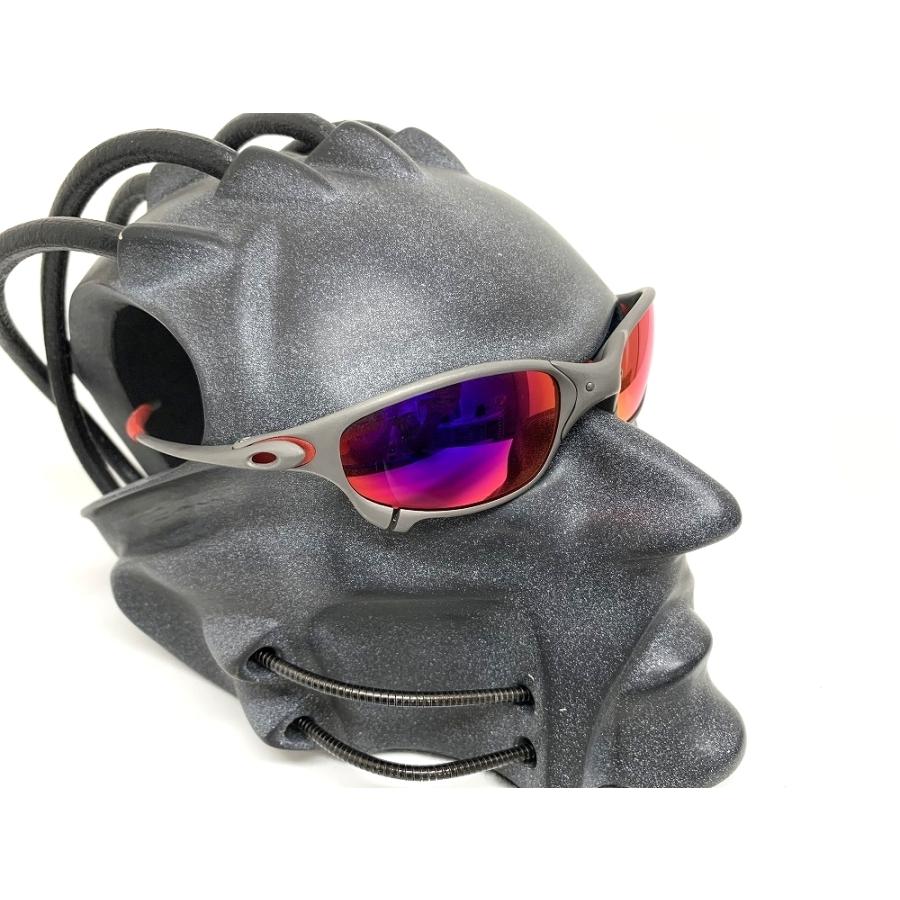LINEGEAR オークリー ジュリエット用 偏光レンズ UV420 タンザナイト 