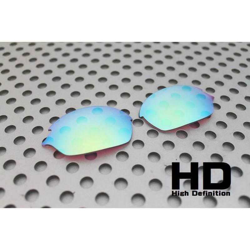 LINEGEAR オークリー ロメオ2用交換レンズ HDレンズ ターコイズブルー