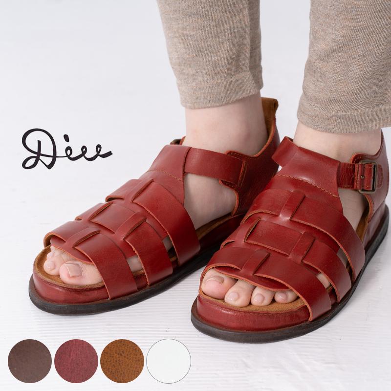 Diu グルカサンダル メッシュサンダル レザーサンダル レザー Diu グルカサンダル メッシュサンダル レザーサンダル レザー