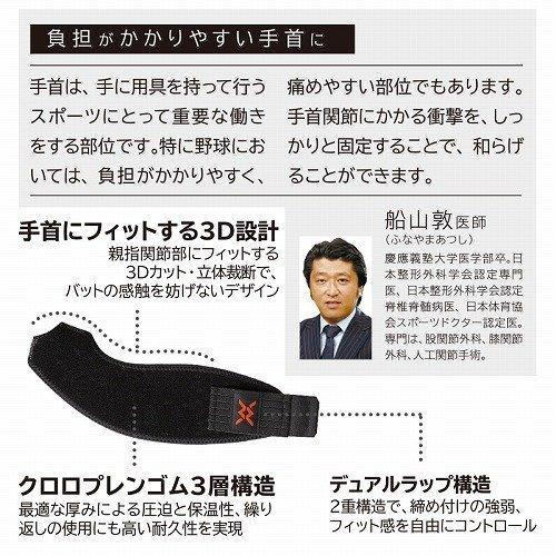 左打者用(右手) マジコスポルト 野球 リストデュアルガード(リストガード) 打者用防具 398604/398606 |  | 11