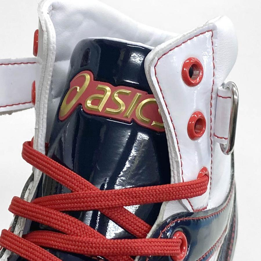 ASICS 【サイズ交換送料無料】ホワイト×ネイビー アシックス
