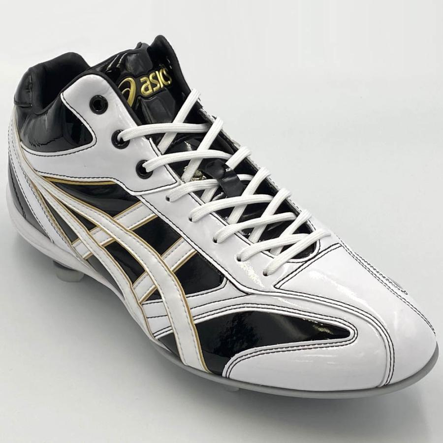 asics -  アシックス 野球 オーダー スパイク サイズ 27㎝ ホワイト ブラック ASICS アシックス asics 野球スパイク シューズ イージー