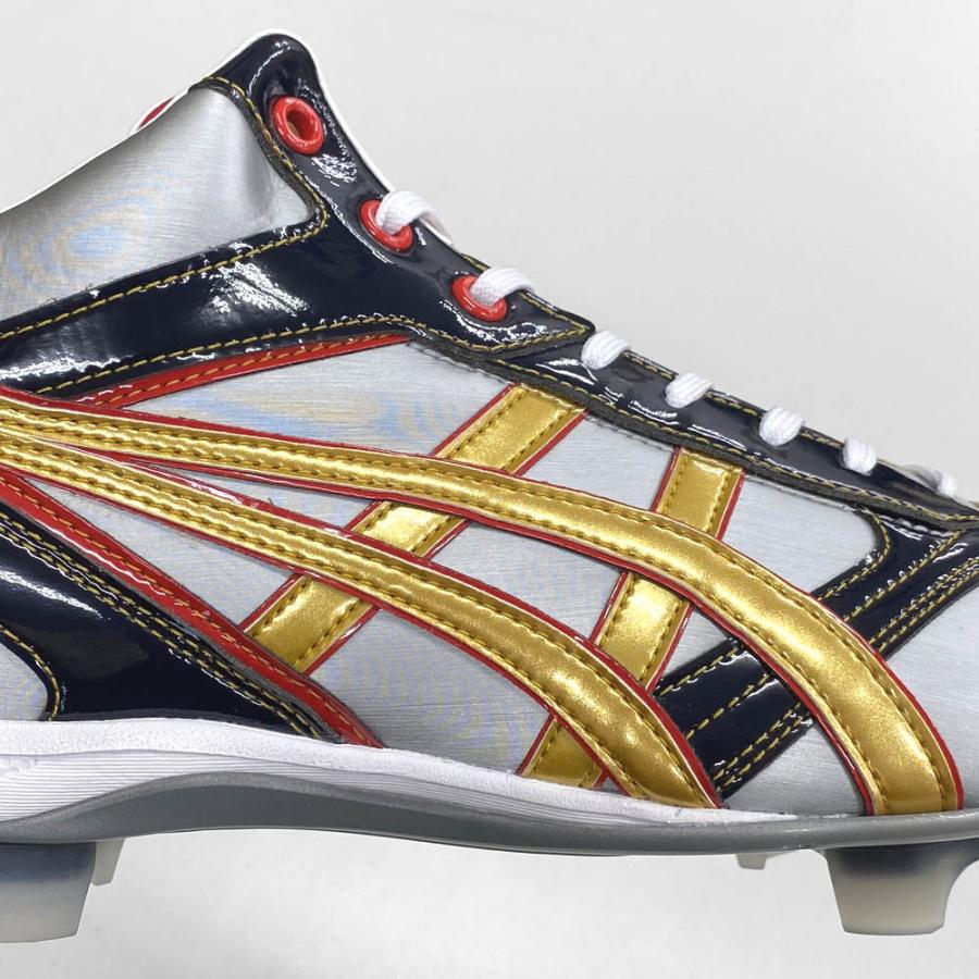 ASICS 【サイズ交換送料無料】ネイビー×ゴールド アシックス