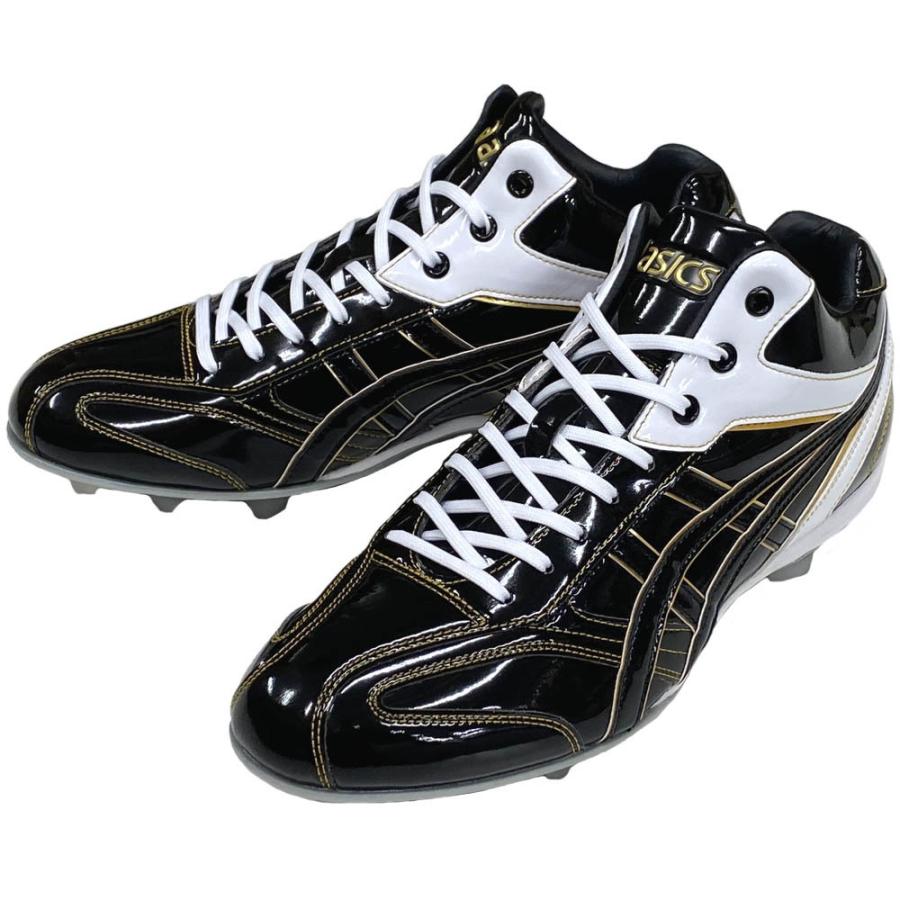 ASICS 【サイズ交換送料無料】ブラック×ゴールド アシックス
