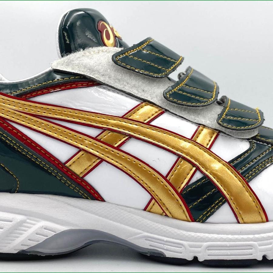 ASICS 【サイズ交換送料無料】Dグリーン×ゴールド アシックス