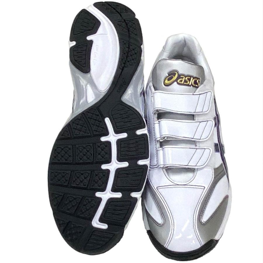 ASICS（アシックス） 【サイズ交換送料無料】ホワイト×パープル 野球