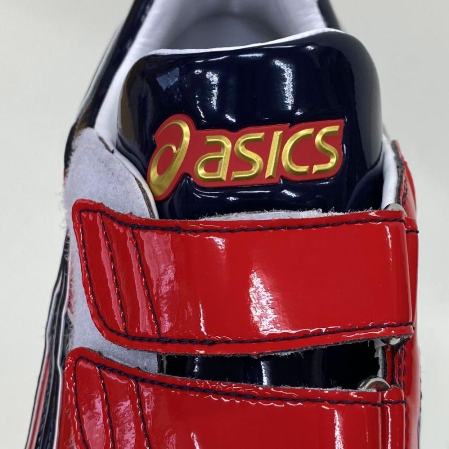 ASICS（アシックス） 【サイズ交換送料無料】ネイビー×レッド 野球