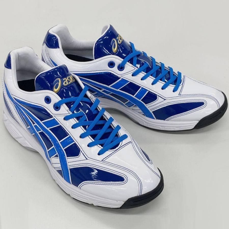 asics トレーニングウェア XS ホワイト/ブルー ASICS 【サイズ交換送料無料】ブルー×エアーホース アシックス