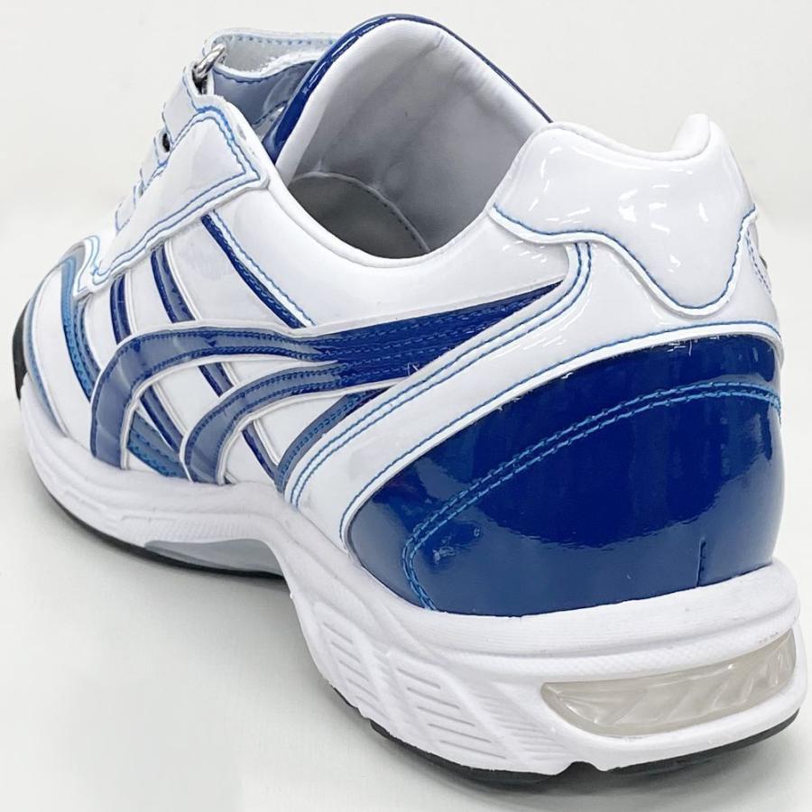 ASICS 【サイズ交換送料無料】ホワイト×ブルー アシックス 野球