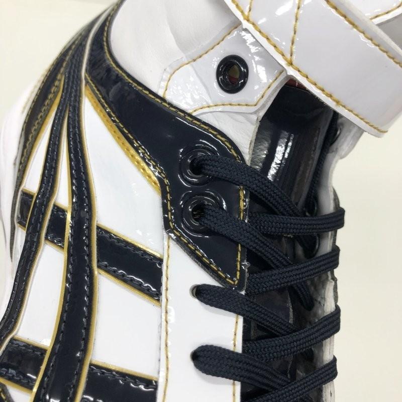 ASICS ハイカットシューズ ホワイト/ネイビー ASICS 【サイズ交換送料無料】ホワイト×ネイビー アシックス