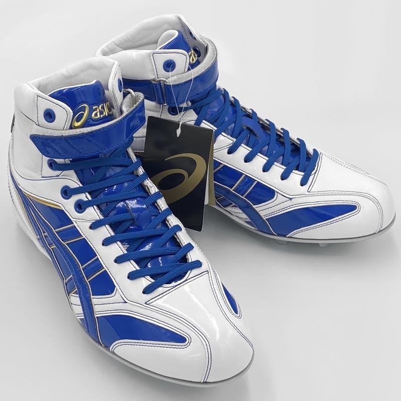 ⭕️値下げ可能！！ASICS スパイクシューズ ホワイト/ブルー　26cm ⭕️値下げ可能！！ASICS スパイクシューズ ホワイト/ブルー