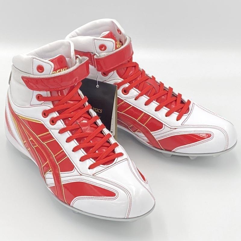 ASICS（アシックス） 【サイズ交換送料無料】ホワイト×レッド 野球