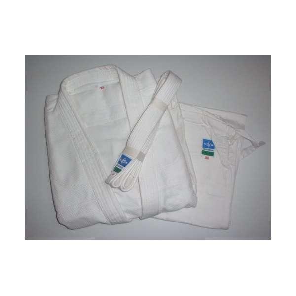 授業用柔道着 上下白帯付き 松勘 晒 一重織 綿100％ |  | 03