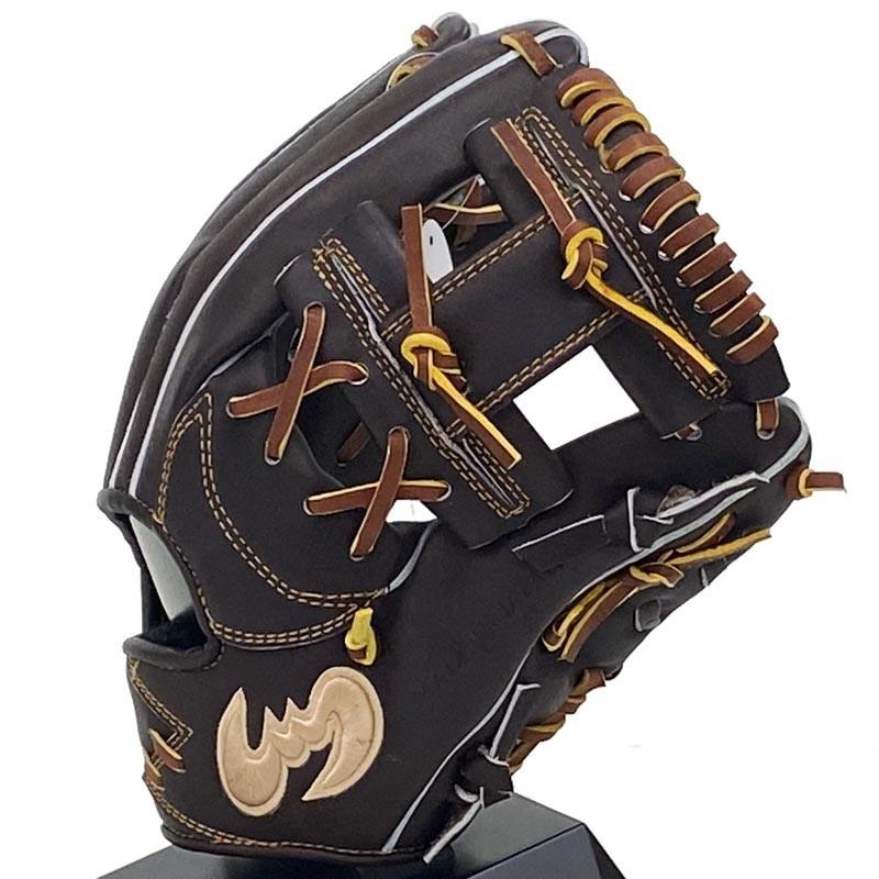 ジームス 野球 軟式グラブ グローブ 内野手用(小) 右投げ用 Zeems 三方親αバックスタイル 限定 部活 軟式野球 中学生〜大人用 SV520SBHN-BBrown 