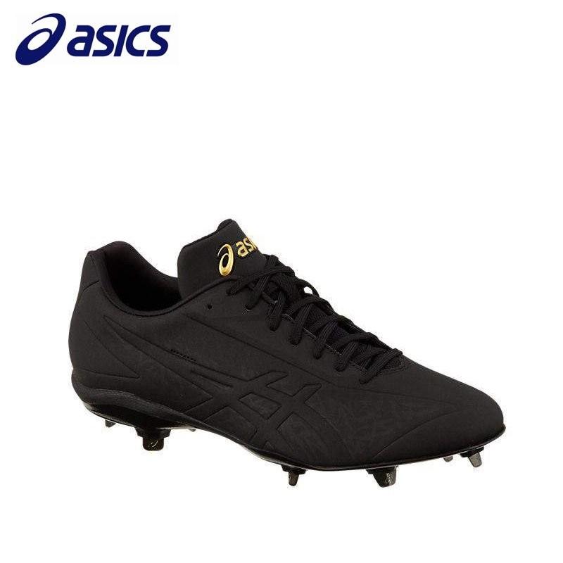 ASICS（アシックス） 野球 埋込金具スパイク 金属歯 樹脂底 ゴールド