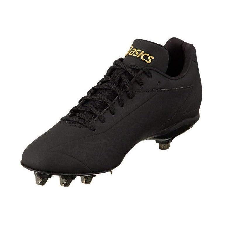 ASICS（アシックス） 野球 埋込金具スパイク 金属歯 樹脂底 ゴールド