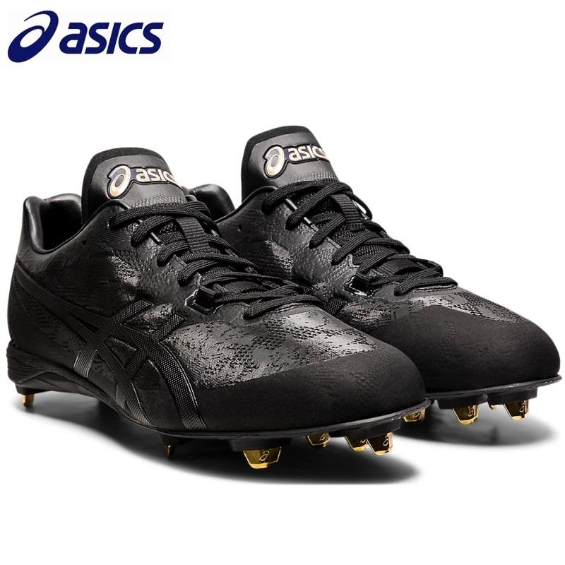 ASICS（アシックス） 野球 埋込金具スパイク 金属歯 樹脂底 ゴールド