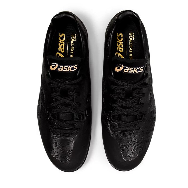 ASICS（アシックス） 野球 埋込金具スパイク 金属歯 樹脂底 ゴールド