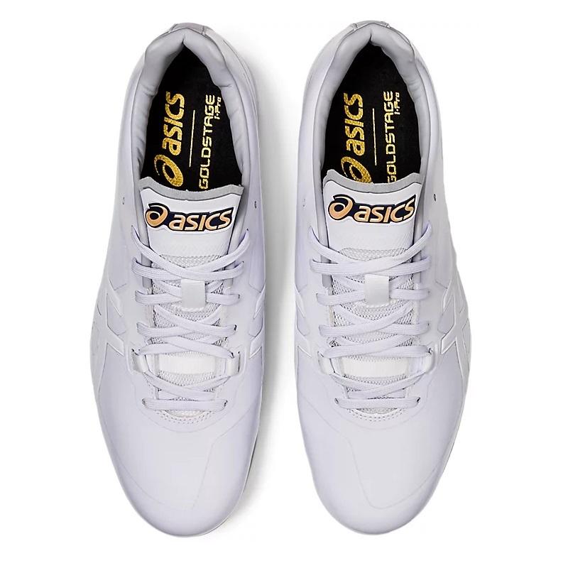 ASICS（アシックス） 野球 埋込金具スパイク 金属歯 樹脂底 ゴールド