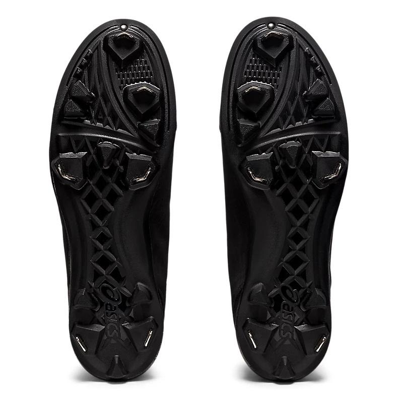 野球硬式　asics ハイカットシューズ 黒 ASICS 黒のみ アシックス 野球 ハイブリッドソールスパイク 埋込